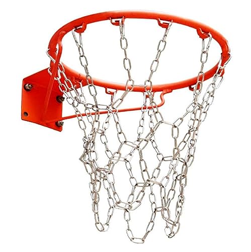 Filet de basket-ball à chaîne en acier pour paniers de gymnase et playgrounds extérieurs