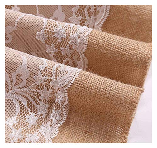Table Decoration Kitchen Decoration Decoration Burlap Lace Macrame Table RunnerJute Rural Tablecloth Christmas Thanksgiving