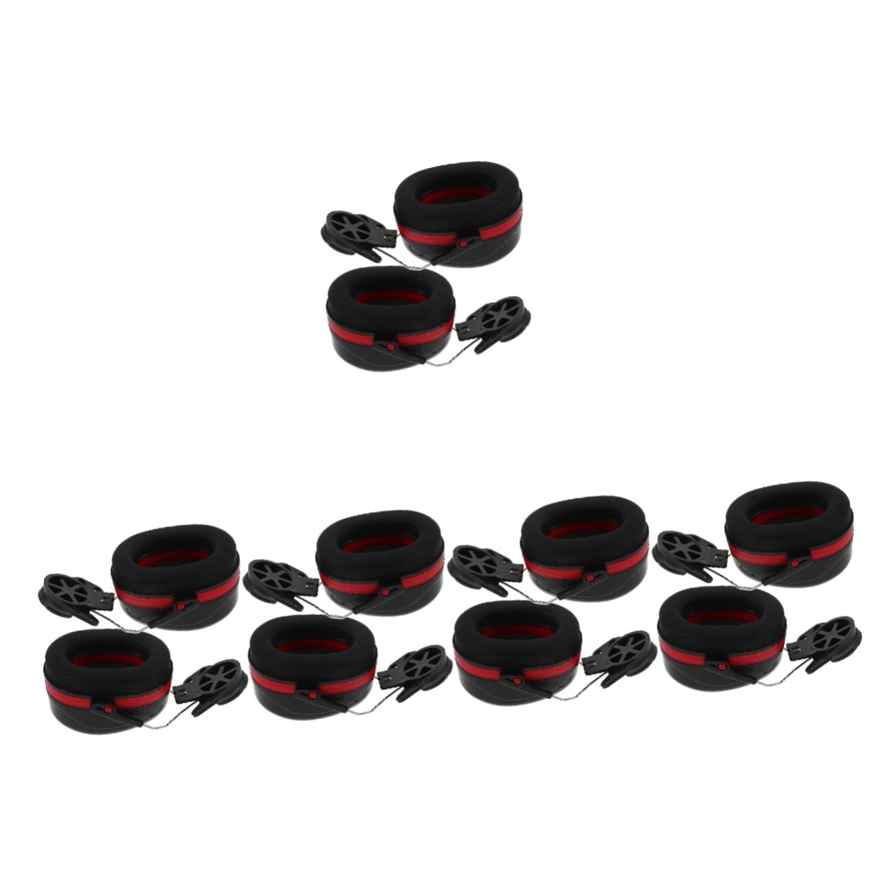 Gadpiparty 5pares Orejeras De Seguridad Antiruido Para Protección Auditiva Earmuff De Reducción De Ruido Diseño Ergonómico Para Trabajo y Estudio Materiales Ligeros y Cómodos