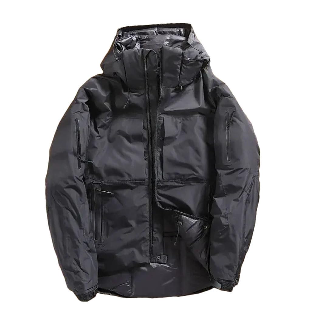 Doudoune épaisse à capuche pour homme un blouson parka classique et ample FULBHPRINT - 8