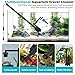 fishkeeper Electric Aquarium Gravel Cleaner, 8 in 1 Automatic Fish Tank Cleaner Kit Gravel Vacuum for Fish Tank, for Change Water/Wash Sand/Water Filter/Water Circulation (30W 480GPH)