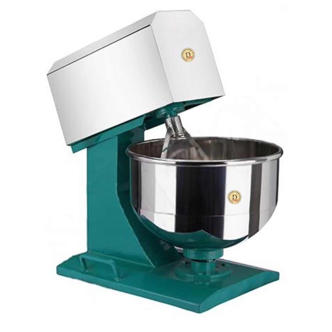 Dhanlaxmi Electric 5kg Dough Kneader or Best Dough Mixer Machine is suitable for Besan atta, Maida, Chapati, Namkeen, and other Besan products Stainless Steel(1.5mm) Bowl with Life Time Warranty