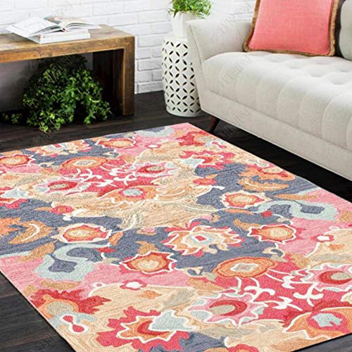 ラグマット 洗えるラグ カーペット 北欧風 長方形 リビング センターラグ カーペット 80*160CM 幾何学 カラー エスニック モロッコ柄 おしゃれ 新生活 ダイニングラグ オシャレ 一人暮らし モダン ソファーラグ 新築祝い プレゼント