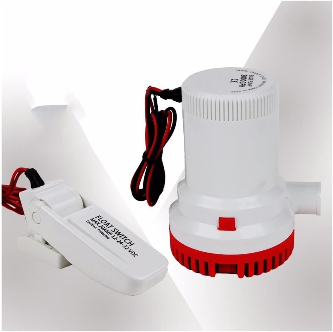 Water Pumps, Parts & Accessories 2000gph High Pressure Boat Bilge Pump 24v Bilge Pump 24 V Dc 12v Accessories(24v)