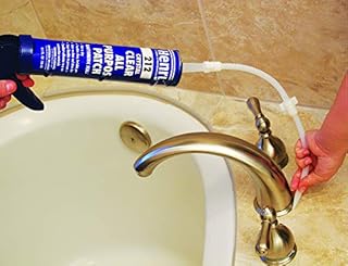 Ready America Flextension Caulking Tube Tip, Reusable and Removable Caulk Gun Nozzles for Hard to Reach Areas, Bends up to 180 Degrees, Caulking Tips, 3- Count (Pack of 1)