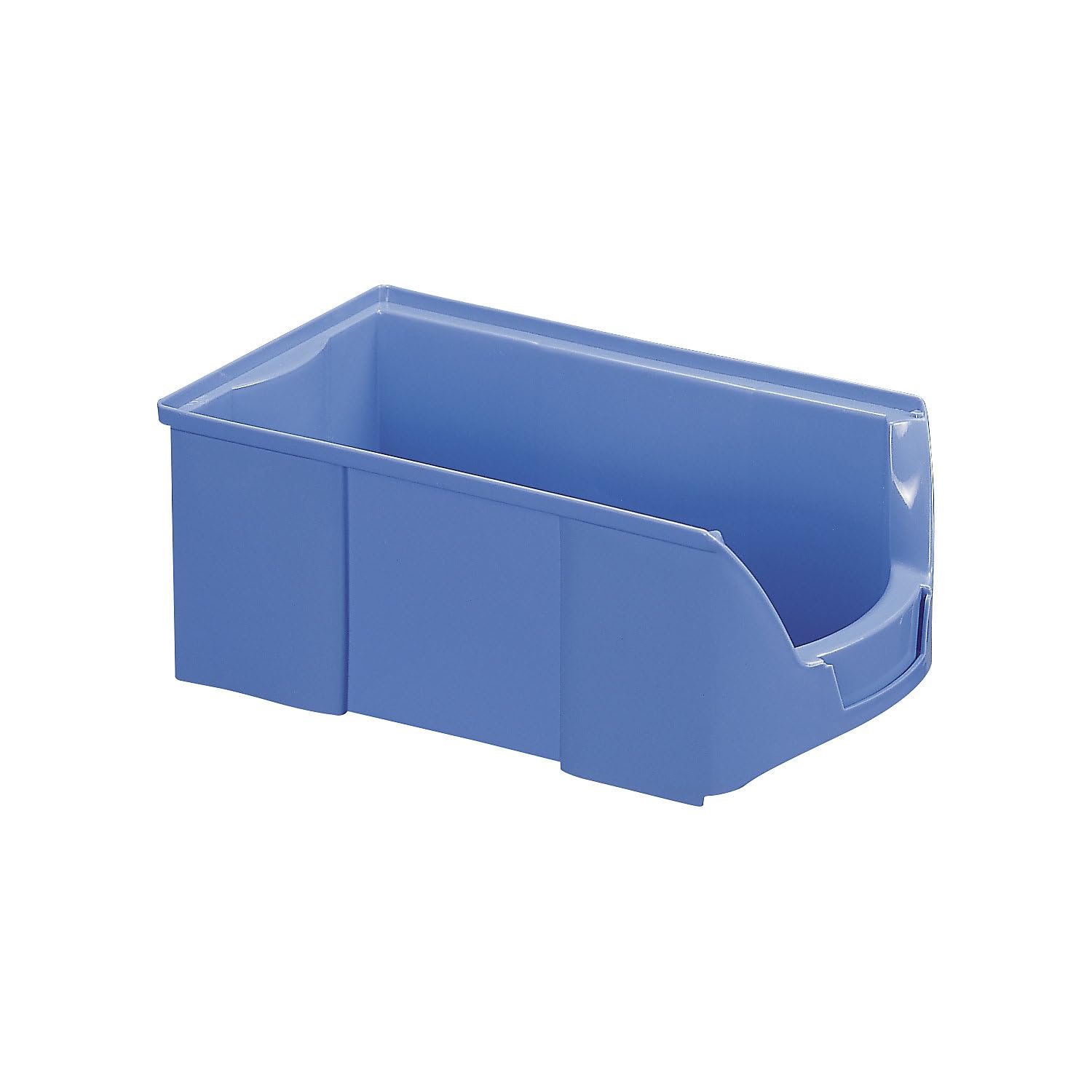 FUTURA-Sichtlagerkasten aus Polyethylen - Inhalt 25,0 l - VE 6 Stk, rot - Kasten Lagerkasten Lagersichtkasten Sichtboxen Sichtkasten Sichtkästen Sichtlagerbehälter Sichtlagerbox Sichtlagerkasten