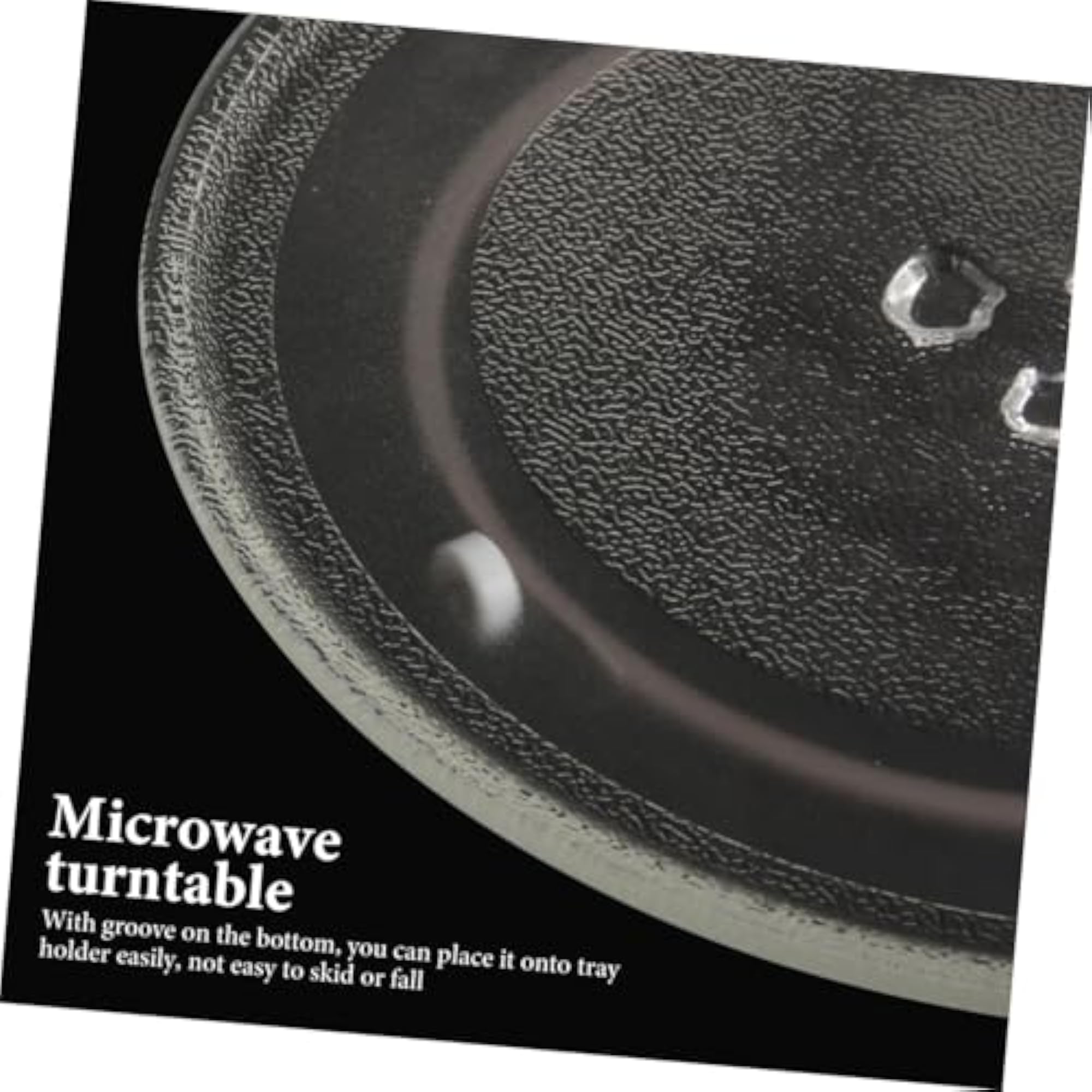 Microwave Turntable Glass Plate with Coupler
