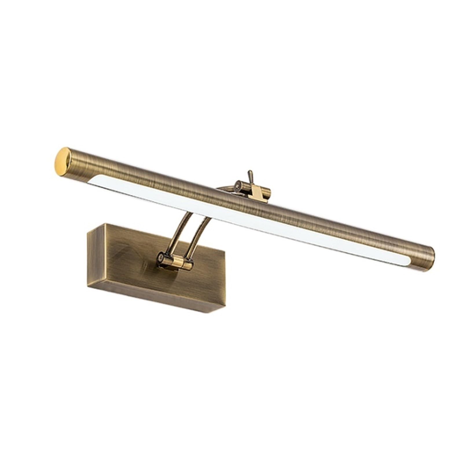 Moderne luci di cortesia a LED Lampade da Parete a Specchio for Bagno Dimmerabili Impermeabili 9W 12W Apparecchi di Illuminazione a Parete for WC Sconces(Black,9W 40cm)