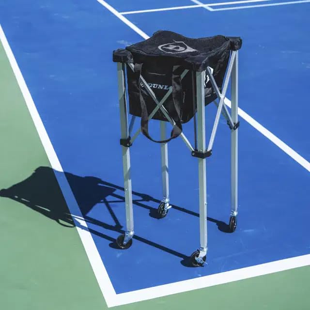 【美品】DUNLOP ダンロップ テニス ボールカート 折りたたみ式 軽量 Amazon | DUNLOP テニスボール 折りたたみ式 ティーチングカート 144