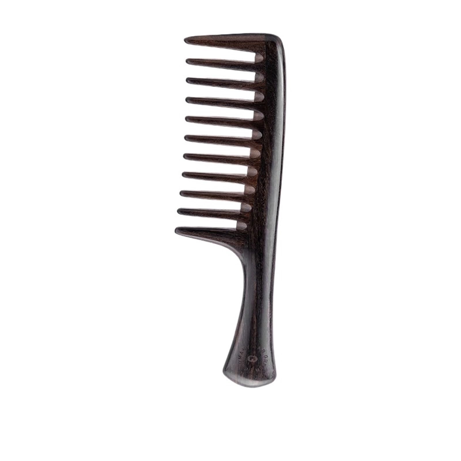 Holzkamm mit breiter Zahnung, nasses Haar, Styling(Mr-7123)