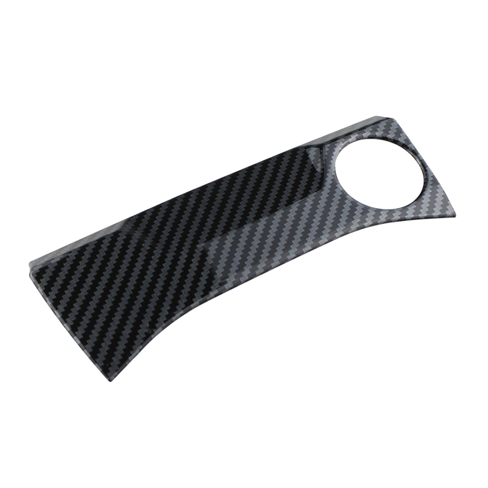for VW for Tcross for T-Cross 2018 2019 2020 2021 2022 2023 Cigarette Lighter Cover Accessories Car Sticker Trim Car Trim Interior(Carbon Fiber)
