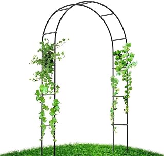 Supvox® Garden Arch Plant Stand - Metal Plant Stand for Balcony - Arch Steel Frame Garden - Garden Trellis for Climbing Pl... Price In India
