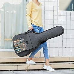 NINAINAI Housse pour Guitare Acoustique Sac à Guitare Acoustique épaissié et Sac de Guitare de Coton de 41 Pouces Plus… - Les Beatles, Paul McCartney, John Lennon, RIngo Starr, George Harrison NINAINAI Housse pour Guitare Acoustique Sac à Guitare Acoustique épaissié et Sac de Guitare de Coton de 41 Pouces Plus… – Image 6