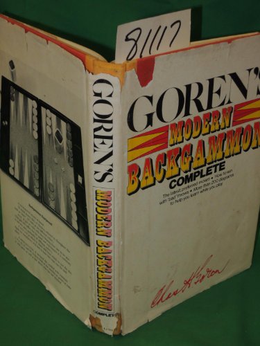 Goren's Modern Backgammon Complete 0385010141 Book Cover