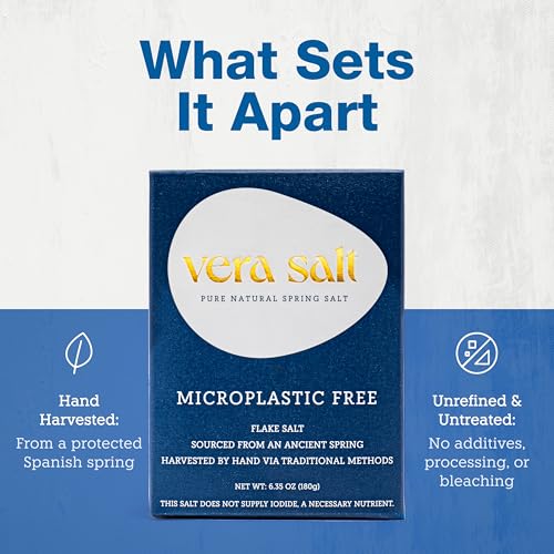 Sal en escamas Vera Salt 300 g frasco miniatura 5