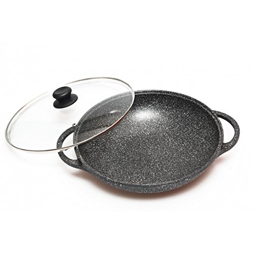 Preisvergleich Produktbild Wok 32 cm Stein Induktion