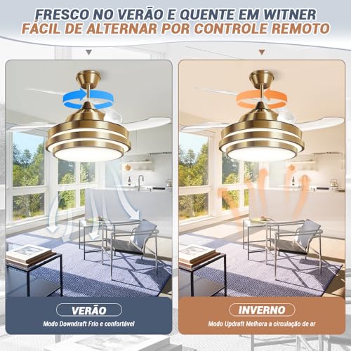 Ventilador de Teto, Ventilador de Teto com Controle Remoto, Ventilador Teto, Ventiladores de Teto, V