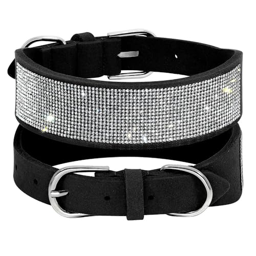Collier pour chien en strass diamants animaux petite grande taille - 2