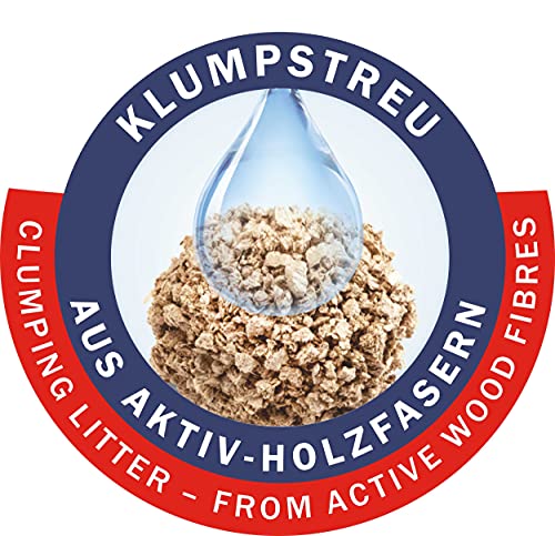 Cat's Best Original Katzenstreu, 100 % pflanzliche Katzen Klumpstreu mit maximaler Saugkraft – bekämpft Gerüche natürlich aktiv, 2,1 kg/5 l