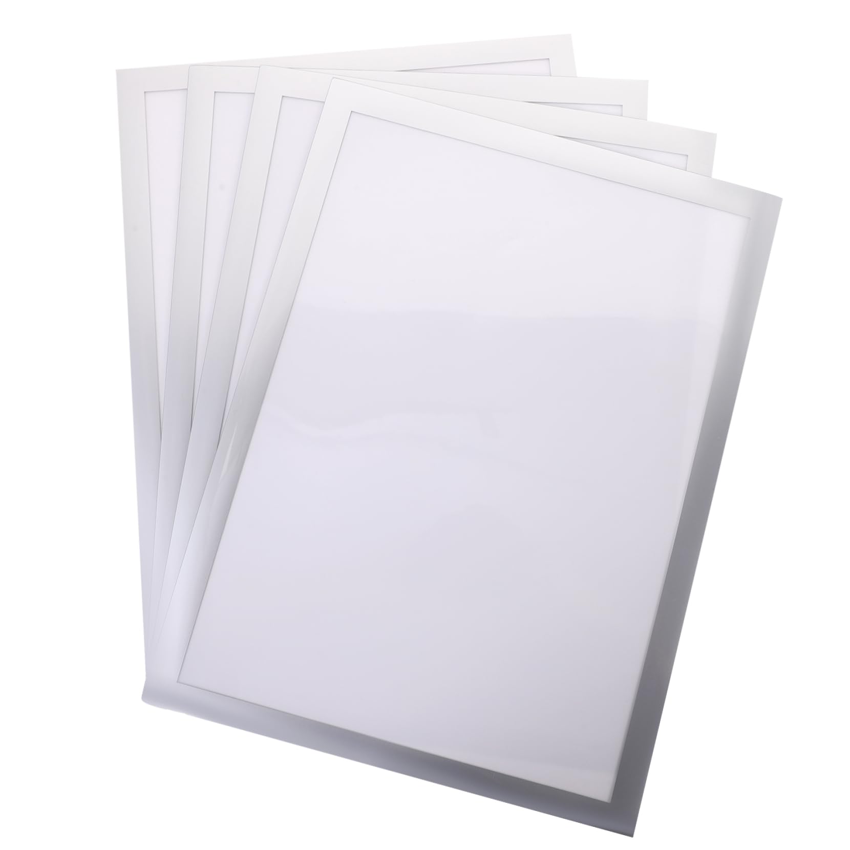 VICASKY 4pcs Magnetic Self-adhesive Picture Frames for Home Decor Versatile Display for Paintings and Certificates Stylish Design for Bedroom Living Room Dining Room