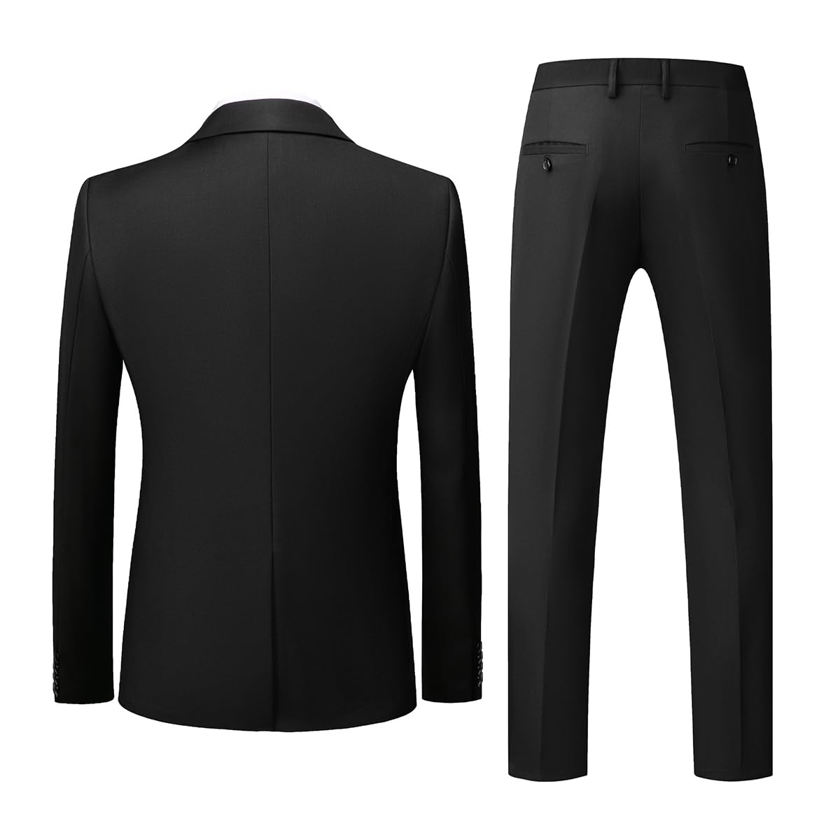 Allthemen Abiti da Uomo 2 Pezzi Abito da Sposa Regular Fit Abito da Lavoro con Un Bottone