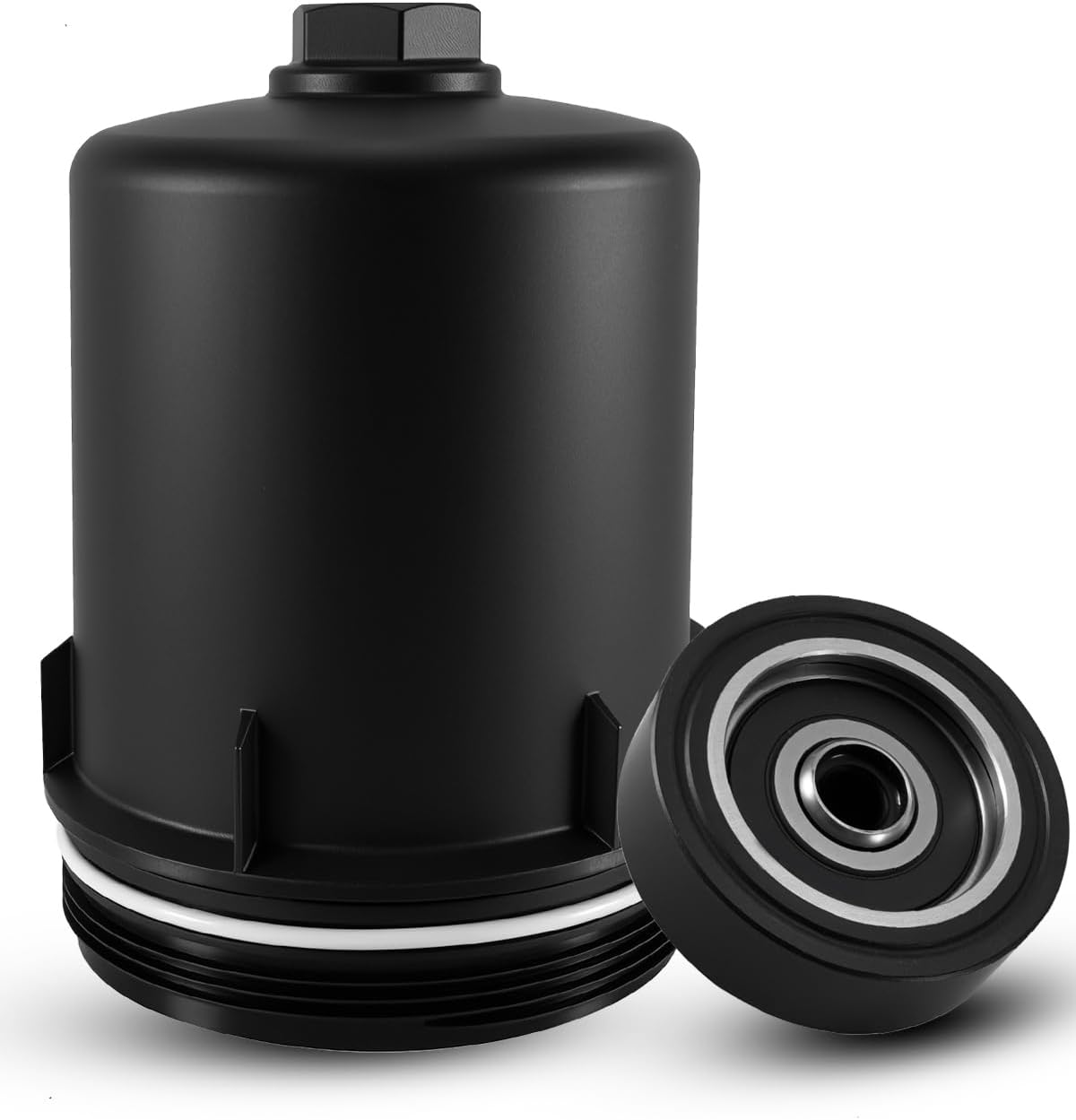 2011888 Engine Oil Filter Housing Fit for PACCAR MX13 Replace 2011888PE 1948922PE 1876740PE 1936324 1876740 1936324PE 1948922, Black