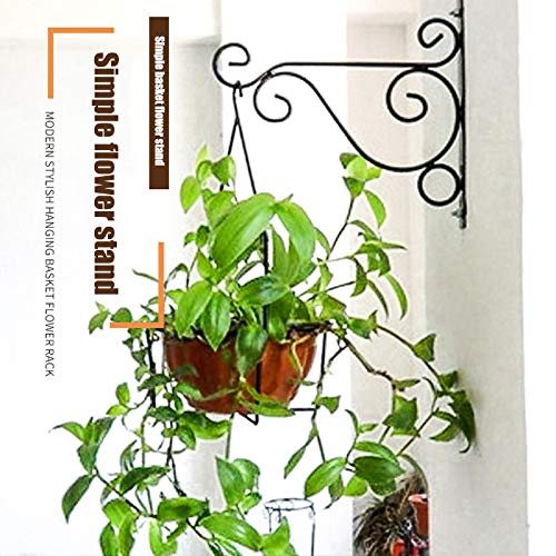 Meshin Suporte de ganchos para pendurar na parede para vaso de plantas, decoração de cesta de flores
