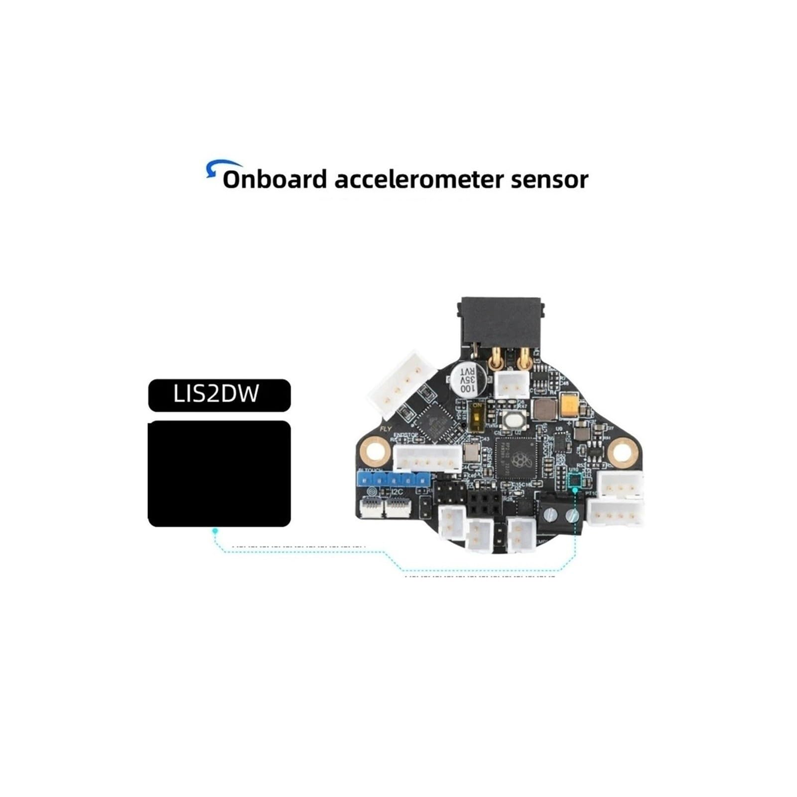 Aixinong1 Scheda Canbus RS232 SHT36 V3 RRF for stampante 3D Max Plus LDC1612 Nema14/17(Sht36 Eddy V3)