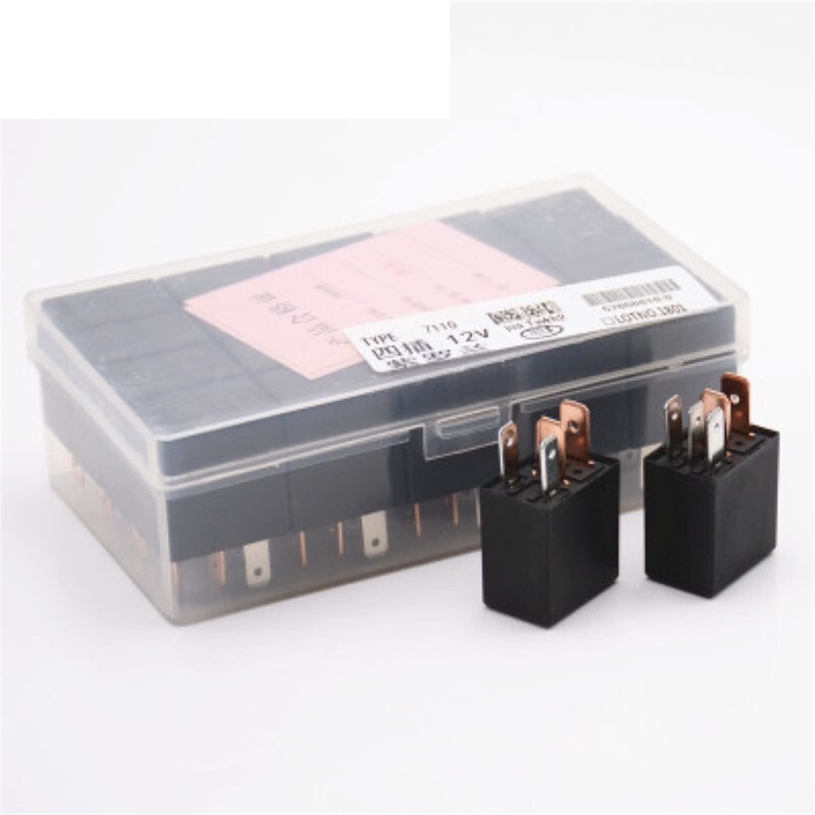 1 Uds 12 V/24 V 4 Pines 5 Pines relé de Coche pequeño de Uso General 40a relé de modificación de vehículo (Size : 24V 40A 5pin)