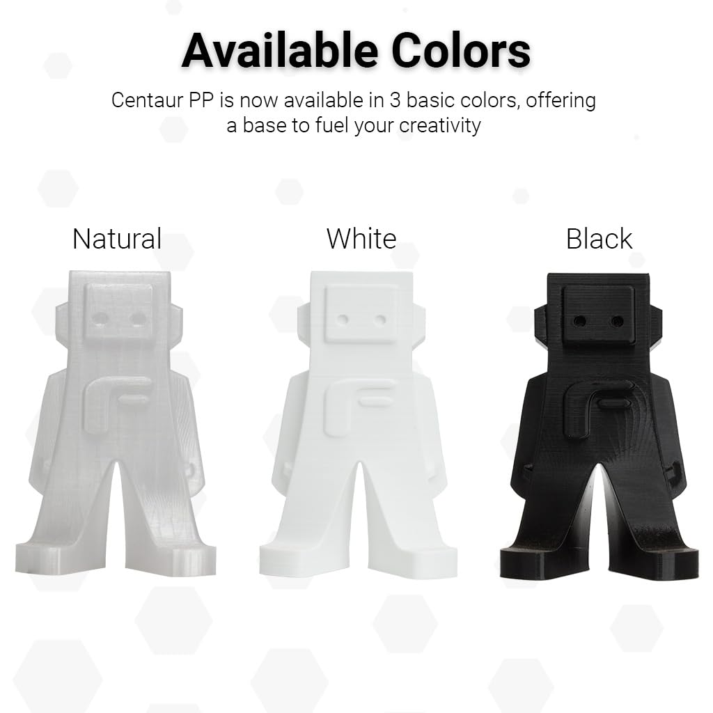 FormFutura Centaur PP 2.85mm Natural 3D Printer Filament, Dimensional Accuracy < +/- 0.05mm