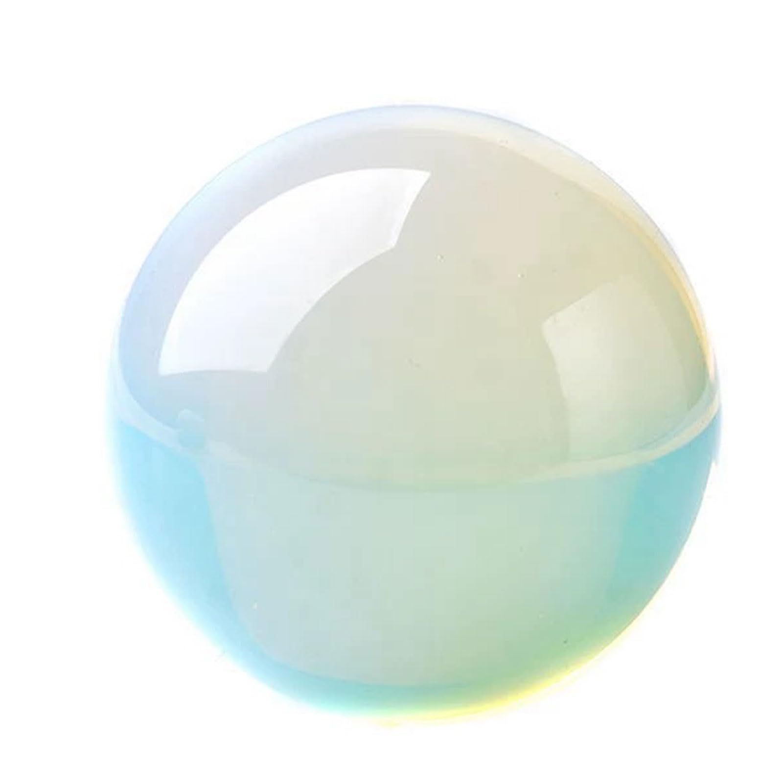 DGHBCYA Natural Opal Crystal Polishing Ball Sphere Specimens, Healing Gemstone Sphere, Rare Protective Power Stone Ball for Reiki, Divination, Meditation, Feng Shui, Home Decor,5cm