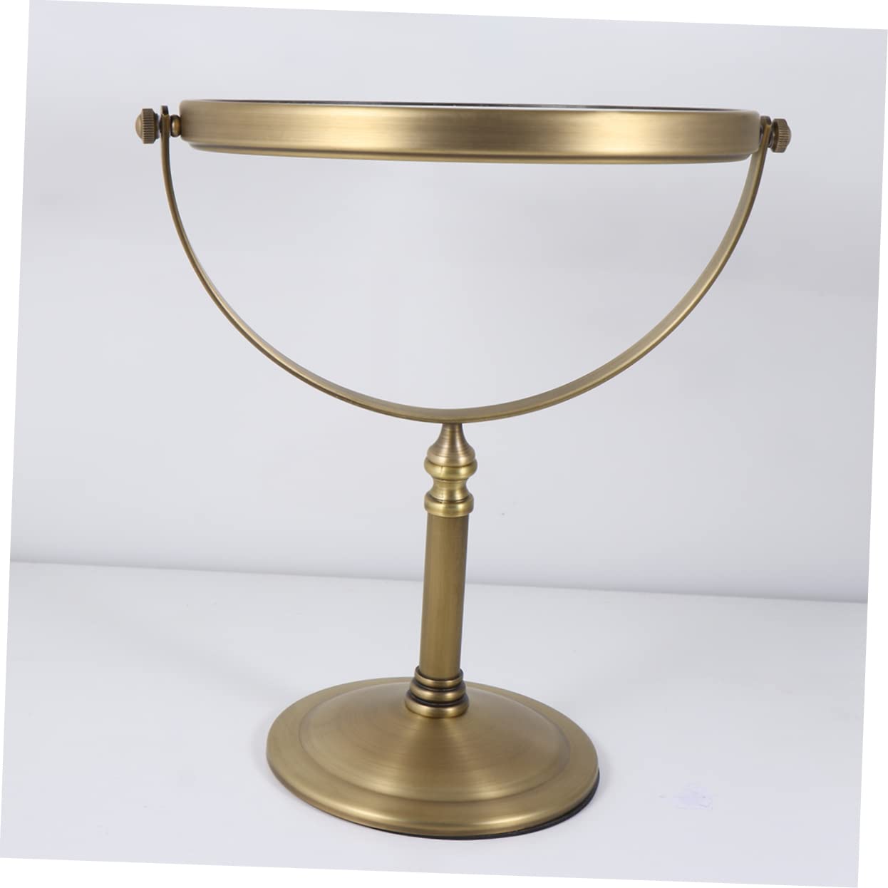 Housoutil Espejo De Maquillaje De Mesa De Doble Cara 1 Unidad 6 Pulgadas 3X Aumento para Mujer Uso Tocador Base Antideslizante