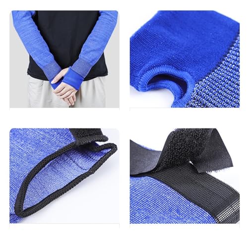Protectores de brazos resistentes a cortes nivel 5 y mangas protectoras aislantes de 45cm 5