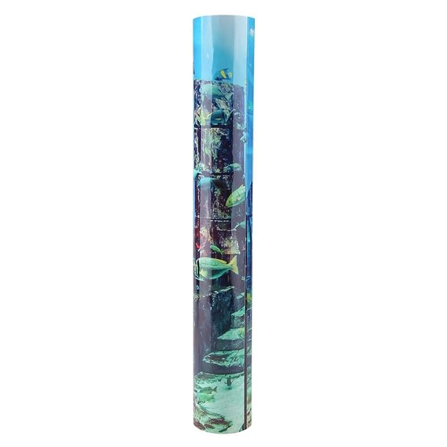 Foto 7 de 8 de Fdit PVC Coral Aquarium Background Underwater Poster Aquarium Pared Etiqueta Engomada Decorativa…