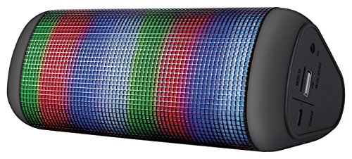 Trust Urban Dixxo Delta Altoparlante Wireless Illuminato, Bluetooth, Nero