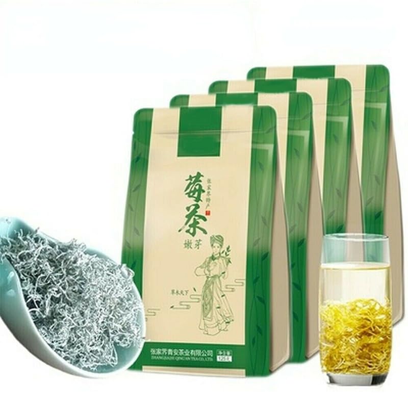 HELLOYOUNG Zhangjiajie Mao Yan Mei Moyeam Wild Vines Teng Cha Natürlicher Handgerösteter Kräutertee Mit Grünen Beeren Ohne Zusatzstoffe Und Mit Erfrischendem Geschmack (250g)