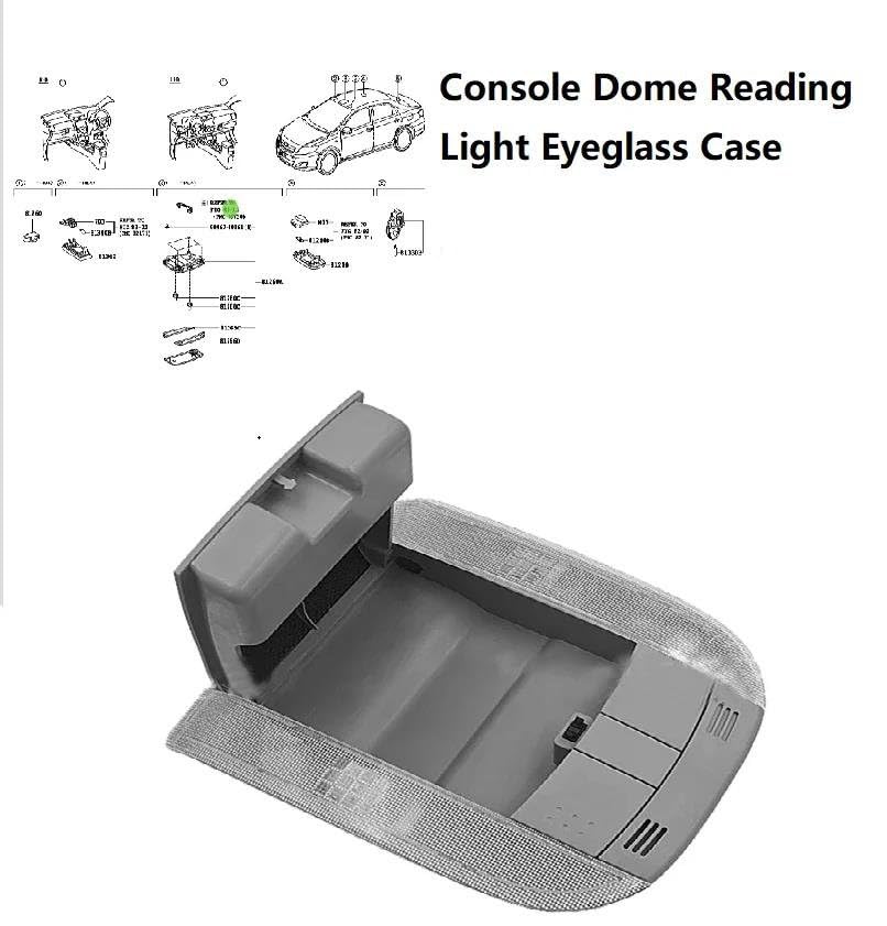 Lámpara de techo 81260-02100-B0 para Toyota Corolla Auris gris 2