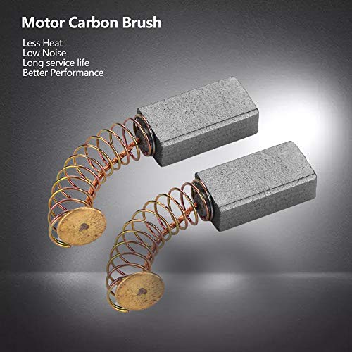 Escova de carbono, 20 peças 15 * 8 * 5mm motor escova de carbono de baixo ruído substituição da esco
