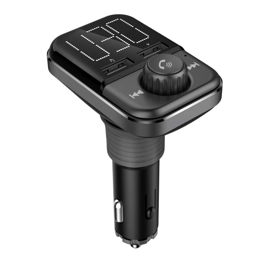Quelima Bt72 Color Screen Screen Bluetooth MP3 Car Transmetteur FM Voiture Bluetooth QC3.0 Handsfree Charge Rapide