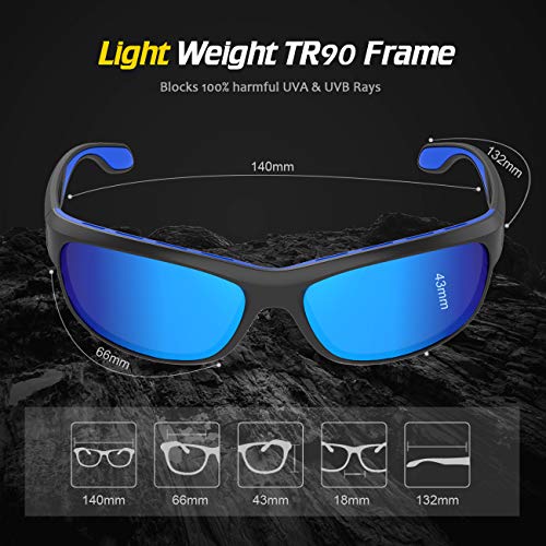 Avoalre Polarisierte Sportsonnenbrille für Herren