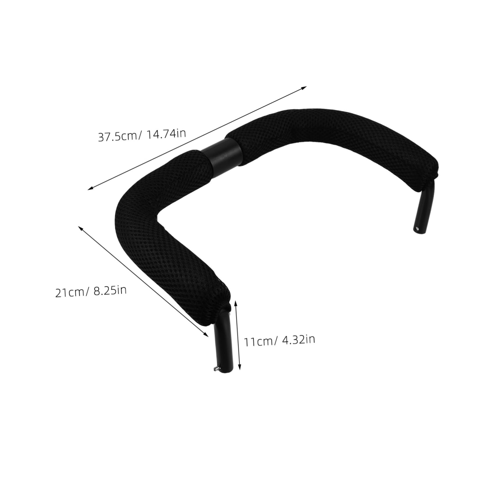 BESPORTBLE Universelle mit Gepolstertem Lenkerschutz Armlehne Kinderwagen aus Schwamm und Polyester für Einfache Installation und Erhöhte Beim Spaziergang