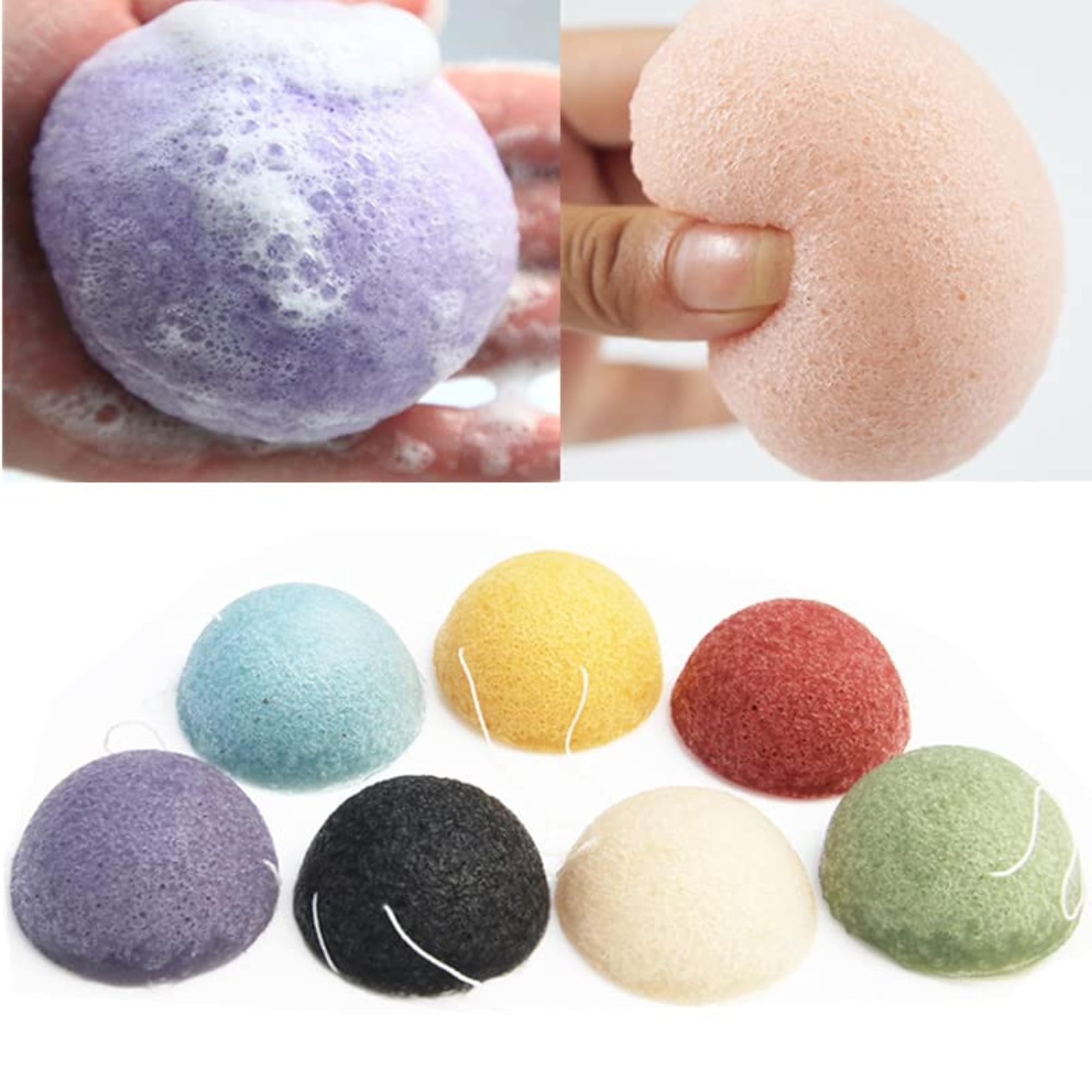 Konjac Facial Sponges Set of 4