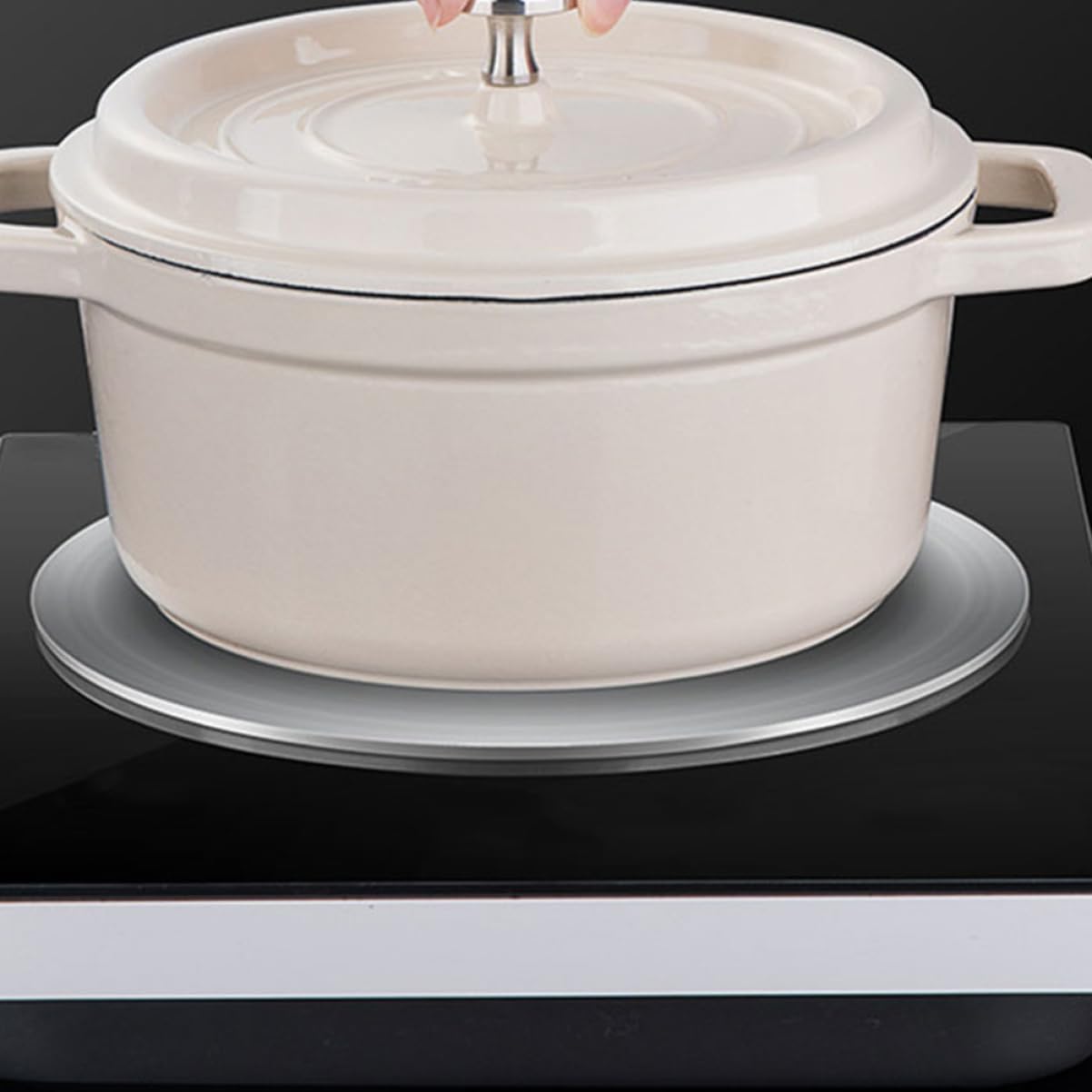 Mipcase Difusor De Calor para Placa De Inducción Placa Guía Térmica De Inducción Utensilios De Cocina De Inoxidable Adaptador para Cocina De Gas