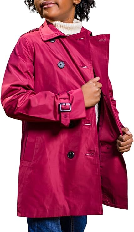Girls' Berry Trench Coat | Warm & Stylish Fall/Winter Coat for Girls | Ages 3-103