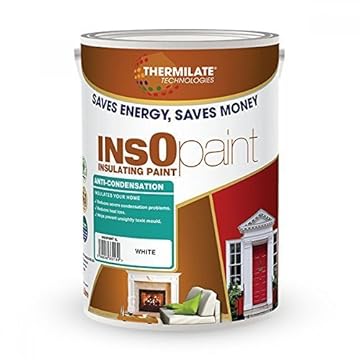 Thermilate Technology InsOpaint Advance Energy Saving Paint Keep Room Warm | 5L in 24 Colours | Tough Acrylic Emulsion Wall Ceiling Paint | Interior Emulsion Magnolia