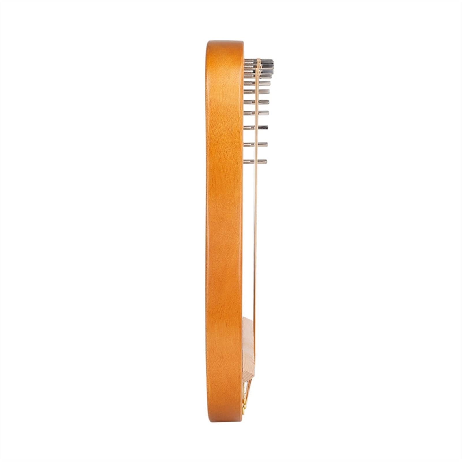 FLFL Tragbare Harfe 16 Saiten Lyre Harp Mahagoni-Body-String-Instrumenten-Körperinstrument Mit Tuning-Schlüssel