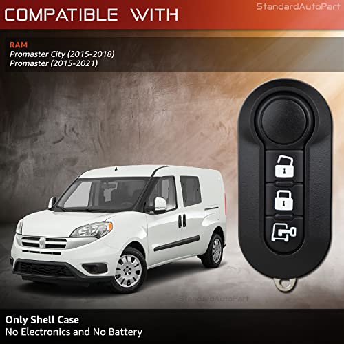 Boîtier télécommande Ram Promaster 3 boutons coque haute résistance StandardAutoPart - 5