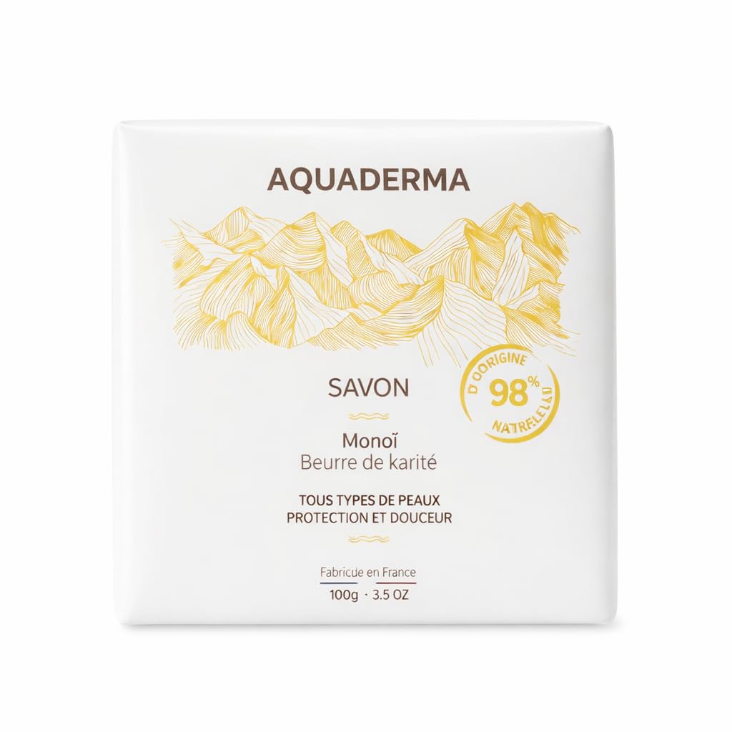 Savon Monoï 100 g – Savon Solide Parfumé – Nettoyage Doux Corps & Mains – Parfum Exotique Monoï – Usage Quotidien