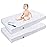 Zippered Crib Mattress Protector - Waterproof Crib Mattress Encasement, Breathable and Absorbent, 6 Sides Fully Encased Cover, 2 Pack, Microfiber