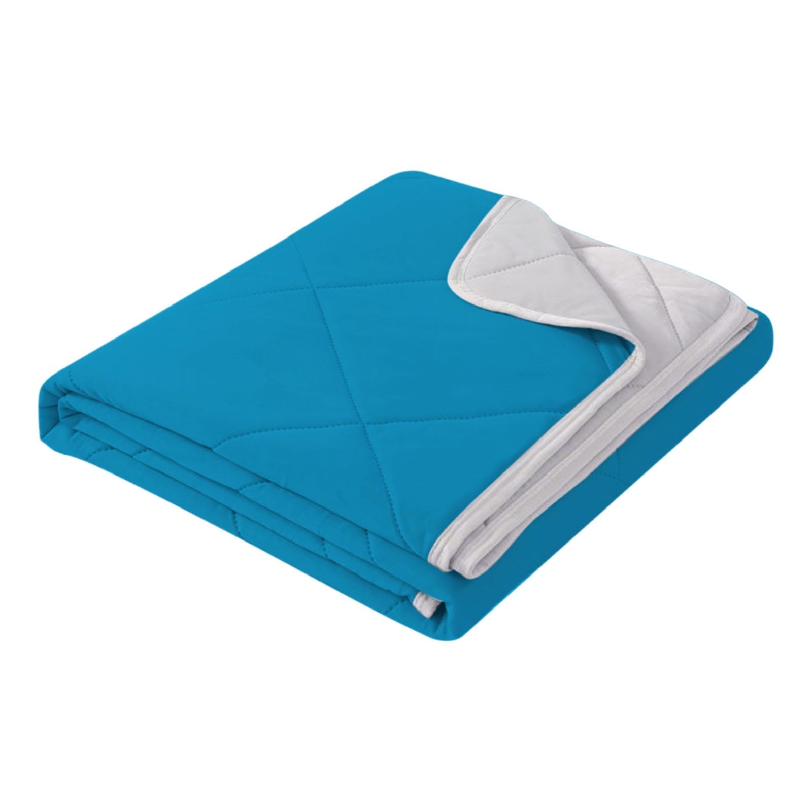 Manta pesada para adultos (39 x 59 pulgadas), manta pesada refrescante para dormir, edredón transpirable de hielo, edredón fresco de verano para personas que duermen con calor y sudores nocturnos